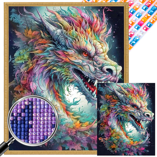 AB Diamond Painting - Full Square - Leaf dragon (40*50CM)