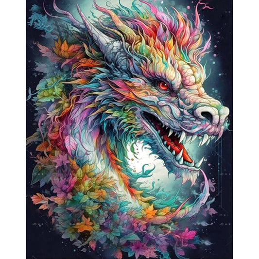 AB Diamond Painting - Full Square - Leaf dragon (40*50CM)