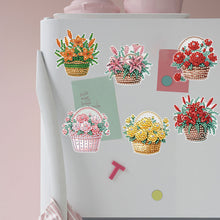 Load image into Gallery viewer, 6 Pcs Gemstone Owl Moon Diamond Painting Fridge Magnetic Stickers for DIY Crafts
