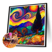 Load image into Gallery viewer, Diamond Painting - Full Round - Colorful abstract village (30*30CM)
