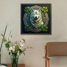 Load image into Gallery viewer, Diamond Painting - Full Round - mandala wolf (30*30CM)
