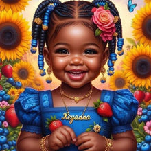 Load image into Gallery viewer, Diamond Painting - Full Round - black girl (30*30CM)
