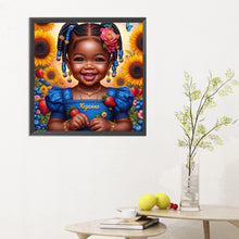 Load image into Gallery viewer, Diamond Painting - Full Round - black girl (30*30CM)
