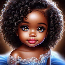 Load image into Gallery viewer, Diamond Painting - Full Round - black girl (30*30CM)
