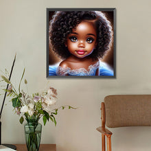 Load image into Gallery viewer, Diamond Painting - Full Round - black girl (30*30CM)
