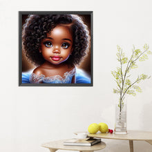 Load image into Gallery viewer, Diamond Painting - Full Round - black girl (30*30CM)
