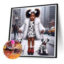 Load image into Gallery viewer, Diamond Painting - Full Round - black girl (30*30CM)
