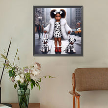 Load image into Gallery viewer, Diamond Painting - Full Round - black girl (30*30CM)
