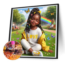 Load image into Gallery viewer, Diamond Painting - Full Round - black girl (30*30CM)
