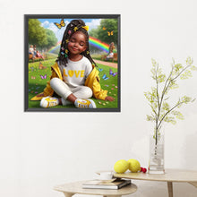 Load image into Gallery viewer, Diamond Painting - Full Round - black girl (30*30CM)
