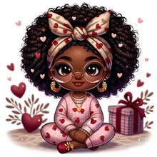 Load image into Gallery viewer, Diamond Painting - Full Round - black girl (30*30CM)
