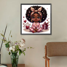 Load image into Gallery viewer, Diamond Painting - Full Round - black girl (30*30CM)
