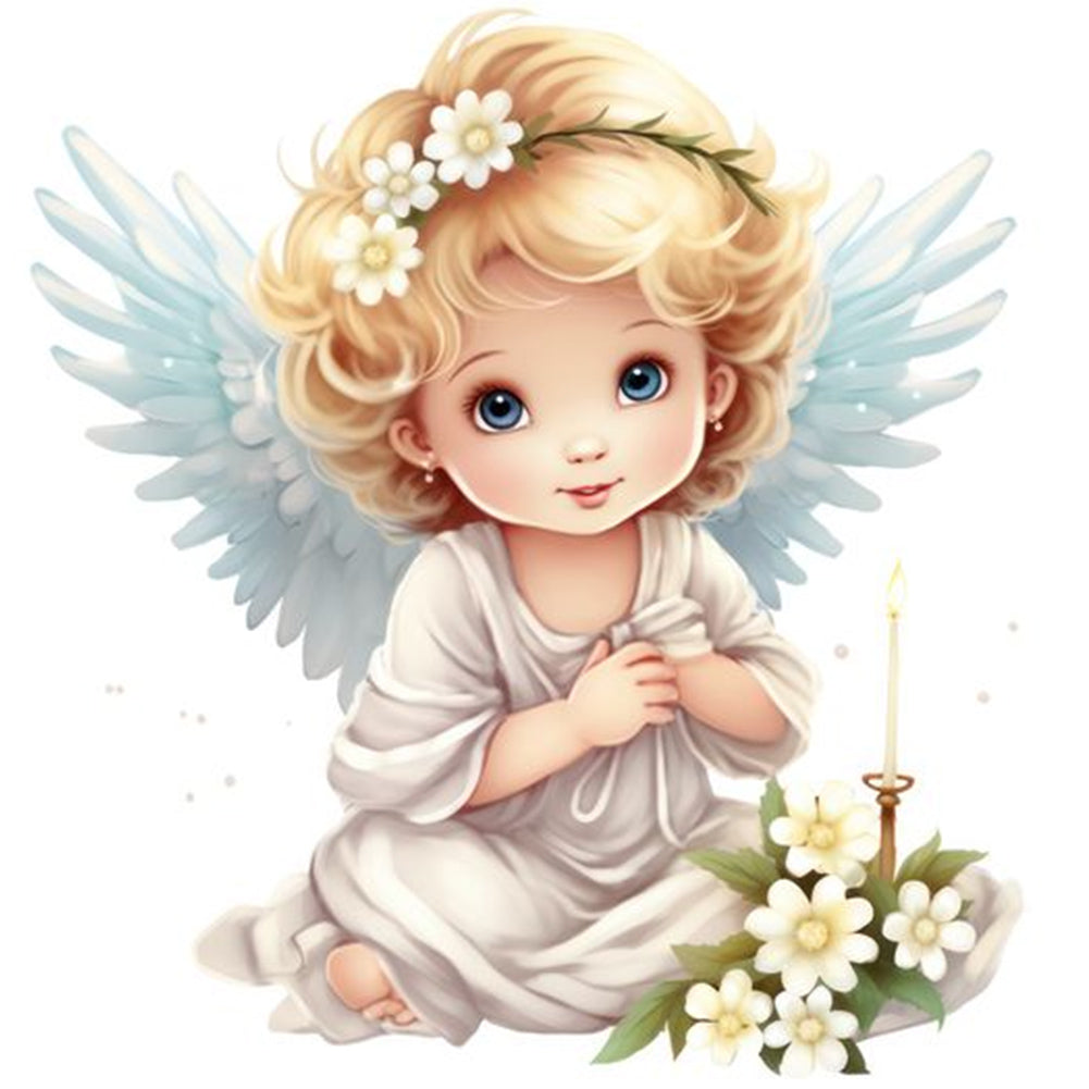 Diamond Painting - Full Round - Angel (30*30CM)