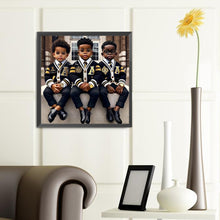 Load image into Gallery viewer, Diamond Painting - Full Round - black kid (40*40CM)
