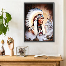Load image into Gallery viewer, Diamond Painting - Full Round - indians (30*40CM)
