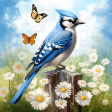 Load image into Gallery viewer, Diamond Painting - Full Round - bluebird (30*30CM)
