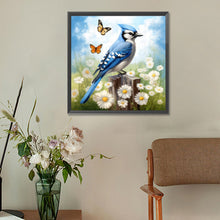 Load image into Gallery viewer, Diamond Painting - Full Round - bluebird (30*30CM)
