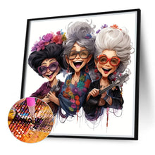 Load image into Gallery viewer, Diamond Painting - Full Round - happy woman (40*40CM)
