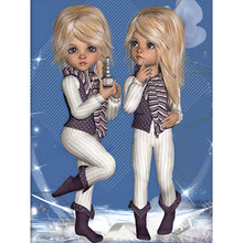 Load image into Gallery viewer, Diamond Painting - Full Round - 3D twin types boy and girl (30*40CM)
