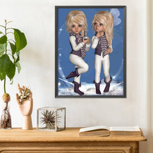 Load image into Gallery viewer, Diamond Painting - Full Round - 3D twin types boy and girl (30*40CM)
