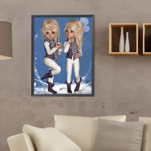 Load image into Gallery viewer, Diamond Painting - Full Round - 3D twin types boy and girl (30*40CM)
