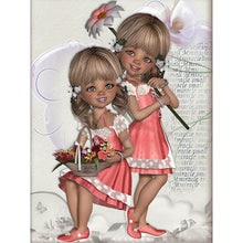 Load image into Gallery viewer, Diamond Painting - Full Round - 3D twin types boy and girl (30*40CM)
