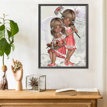 Load image into Gallery viewer, Diamond Painting - Full Round - 3D twin types boy and girl (30*40CM)
