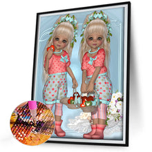 Load image into Gallery viewer, Diamond Painting - Full Round - 3D twin types boy and girl (30*40CM)
