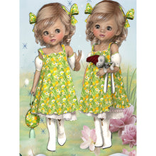Load image into Gallery viewer, Diamond Painting - Full Round - 3D twin types boy and girl (30*40CM)
