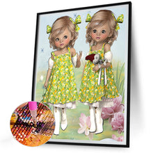 Load image into Gallery viewer, Diamond Painting - Full Round - 3D twin types boy and girl (30*40CM)
