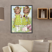 Load image into Gallery viewer, Diamond Painting - Full Round - 3D twin types boy and girl (30*40CM)
