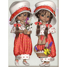 Load image into Gallery viewer, Diamond Painting - Full Round - 3D twin types boy and girl (30*40CM)
