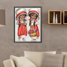 Load image into Gallery viewer, Diamond Painting - Full Round - 3D twin types boy and girl (30*40CM)
