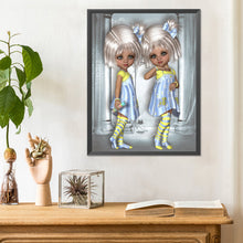 Load image into Gallery viewer, Diamond Painting - Full Round - 3D twin types boy and girl (30*40CM)
