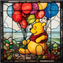 Load image into Gallery viewer, Diamond Painting - Full Round - Glass Art-Winnie the Pooh (40*40CM)
