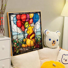 Load image into Gallery viewer, Diamond Painting - Full Round - Glass Art-Winnie the Pooh (40*40CM)
