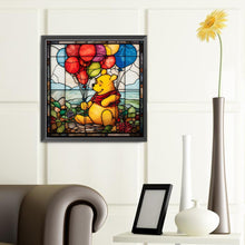 Load image into Gallery viewer, Diamond Painting - Full Round - Glass Art-Winnie the Pooh (40*40CM)

