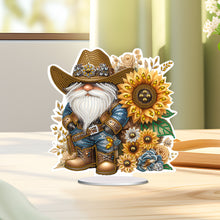 Load image into Gallery viewer, Special Shape Single-Side Gnome Cowboy Kid Diamond Art Tabletop Decor Home Decor
