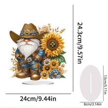 Load image into Gallery viewer, Special Shape Single-Side Gnome Cowboy Kid Diamond Art Tabletop Decor Home Decor
