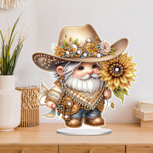 Load image into Gallery viewer, Special Shape Single-Side Gnome Cowboy Kid Diamond Art Tabletop Decor Home Decor
