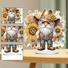Load image into Gallery viewer, Special Shape Single-Side Gnome Cowboy Kid Diamond Art Tabletop Decor Home Decor
