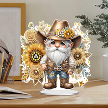 Load image into Gallery viewer, Special Shape Single-Side Gnome Cowboy Kid Diamond Art Tabletop Decor Home Decor
