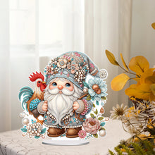 Load image into Gallery viewer, Rooster Gnome Special Shape Diamond Painting Desktop Decorations for Home Decor
