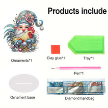 Load image into Gallery viewer, Rooster Gnome Special Shape Diamond Painting Desktop Decorations for Home Decor

