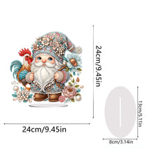 Load image into Gallery viewer, Rooster Gnome Special Shape Diamond Painting Desktop Decorations for Home Decor
