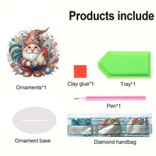 Load image into Gallery viewer, Rooster Gnome Special Shape Diamond Painting Desktop Decorations for Home Decor

