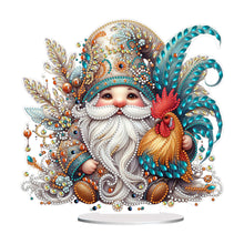 Load image into Gallery viewer, Rooster Gnome Special Shape Diamond Painting Desktop Decorations for Home Decor
