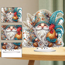 Load image into Gallery viewer, Rooster Gnome Special Shape Diamond Painting Desktop Decorations for Home Decor
