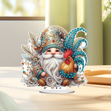 Load image into Gallery viewer, Rooster Gnome Special Shape Diamond Painting Desktop Decorations for Home Decor
