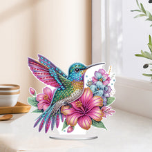 Load image into Gallery viewer, Special Shape Hummingbird Desktop Diamond Art Kit Craft for Home Office Decor
